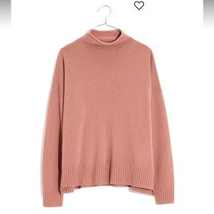 Madewell Cashmere Mock Neck Sweater